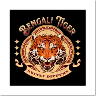 Bengali Tigers skinny dippers Posters and Art